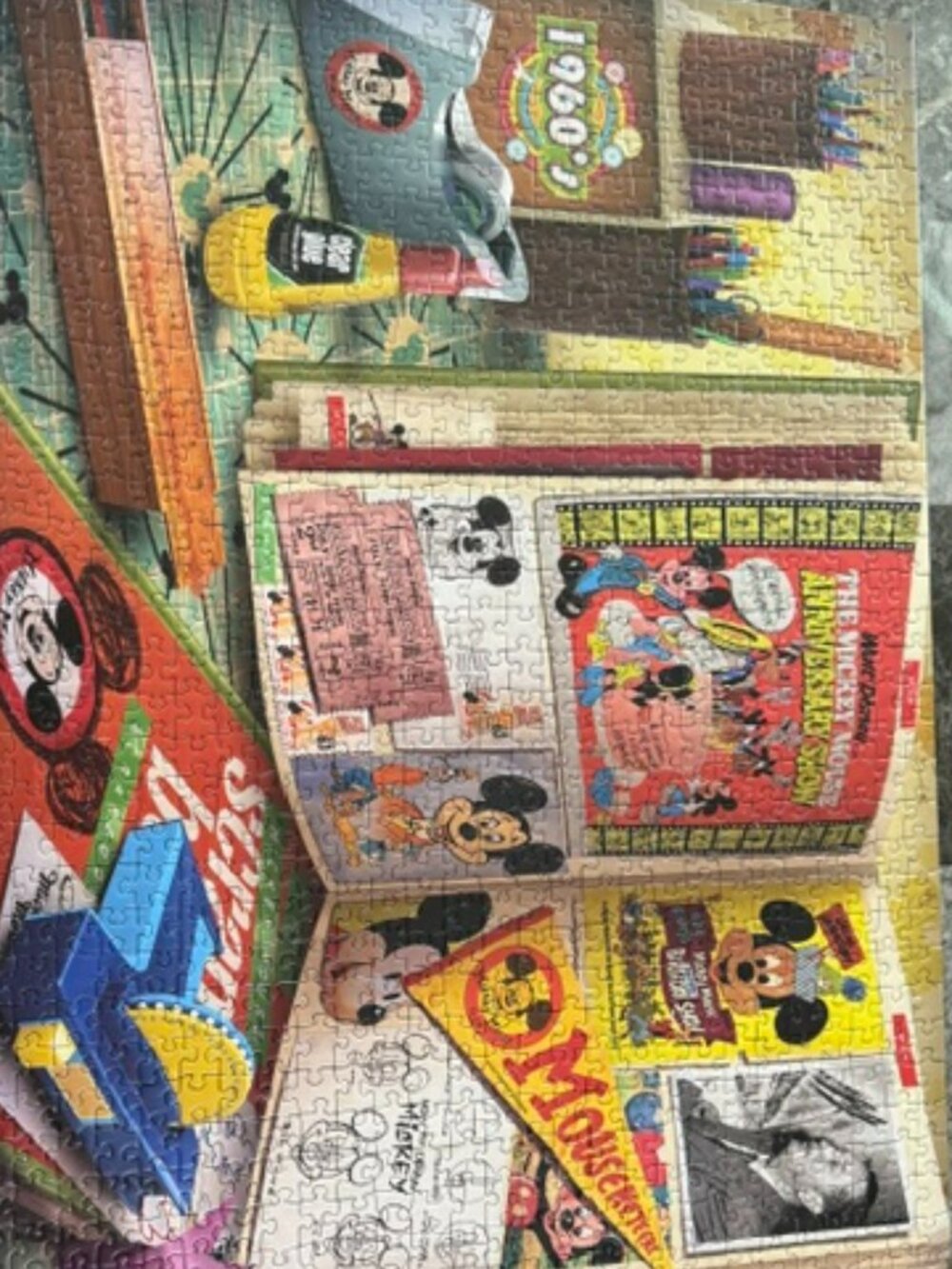Ravensburger Mickey Mouse Collector's Edition 1960 1000 Piece Puzzle